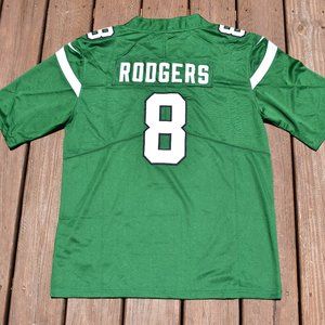 New!! Aaron Rodgers New York Jets Green Football Jersey Adult Men's Small